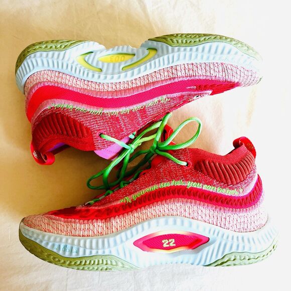 Size 10 - Nike A'ja Wilson x Cosmic Unity 3 Hot Punch, Hot Pink And Green - Picture 8 of 12
